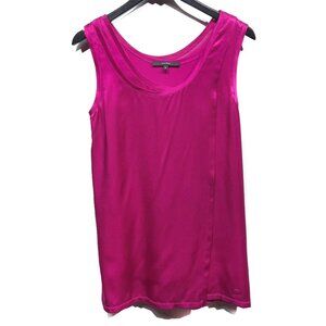 Gucci Magenta Silk Layered Tank Top